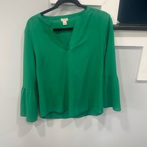 J. Crew Factory bell sleeve blouse